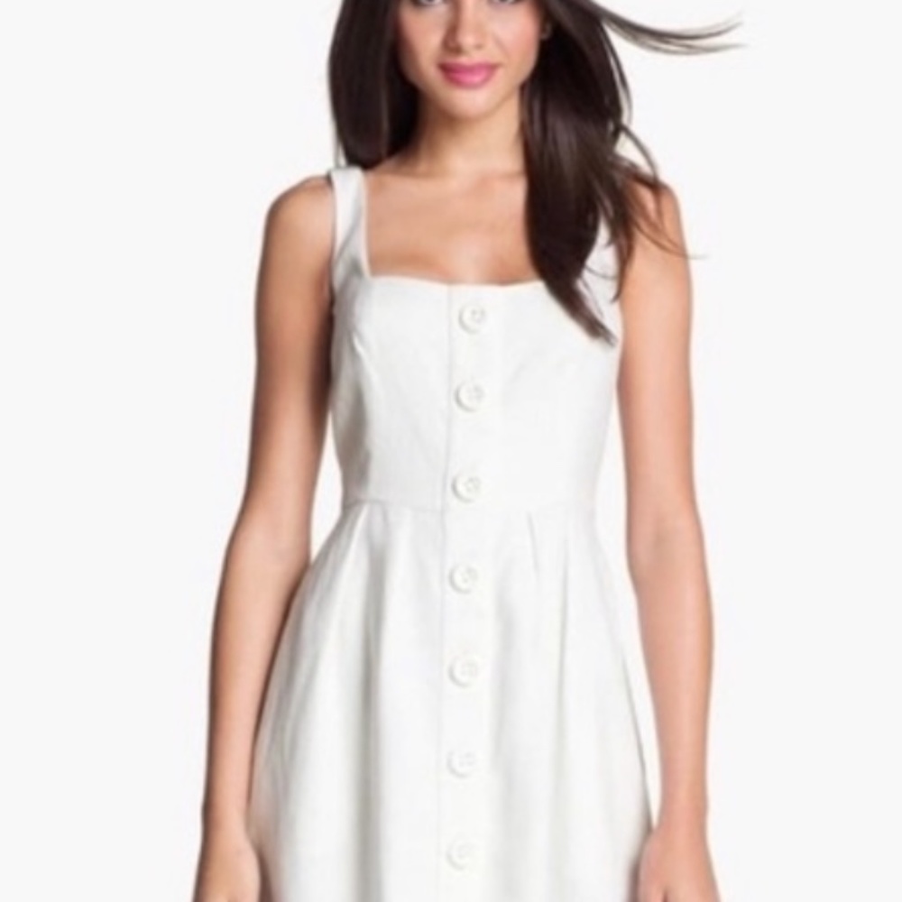 Kate Spade Lydia linen sleeveless dress